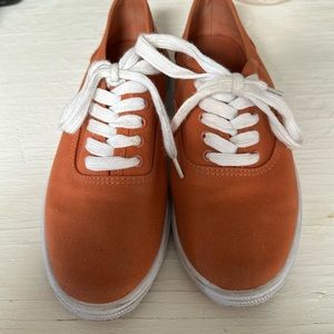 Rust colored size 7 lace ups worn twice